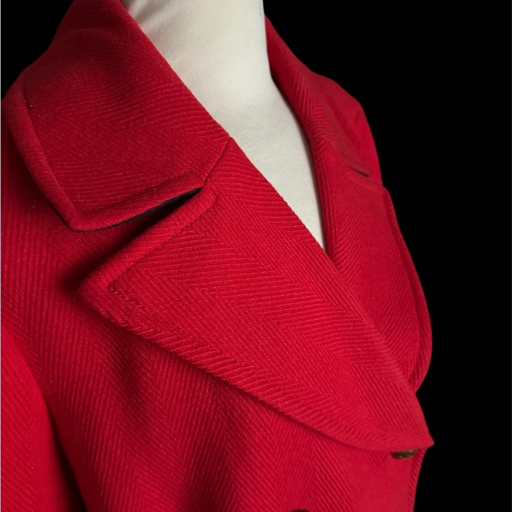 Beautiful red mid-weight Talbots jacket. Exceptional Used Condition, size 16. - Picture 2 of 12